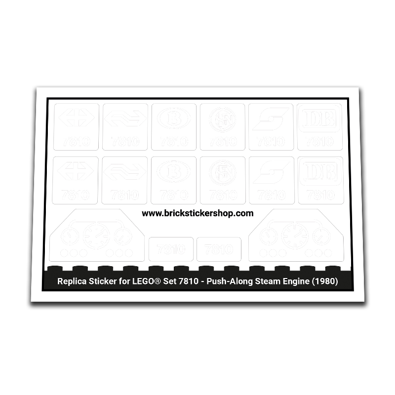 LEGO Sticker High Quality Replacement