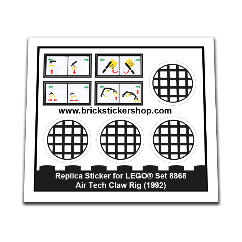 LEGO Sticker High Quality Replacement