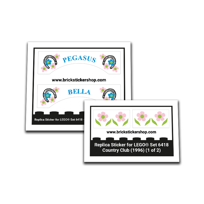 LEGO Sticker High Quality Replacement